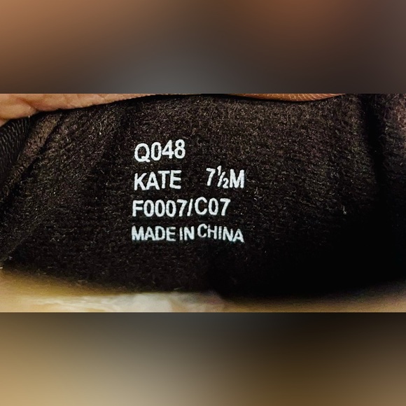 Pre-loved Coach Monogrammed Kate Sneakers, Coach browns with copper trim 7.5M US - Picture 10 of 10